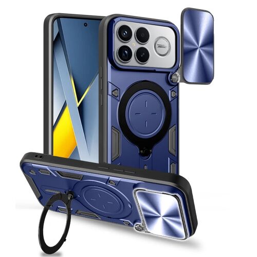 Techsuit – CamGuard Pro tok kameravédővel Xiaomi Poco F8 Ultra – kék 161775928 - Telefontok