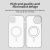 Techsuit - CandyCase MagSafe tok iPhone 15-höz - fehér 161785550
