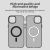 Techsuit - CandyCase MagSafe tok iPhone 15 Plushoz - fekete 161785559