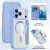 Techsuit – SmartMag könyves tok iPhone 17 Pro-hoz – világoskék 161785704