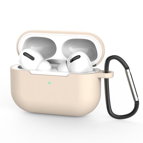 Techsuit – Ultravékony szilikontok AirPods Pro 3-hoz – krémszínű 161786162 - Headset kiegészítő