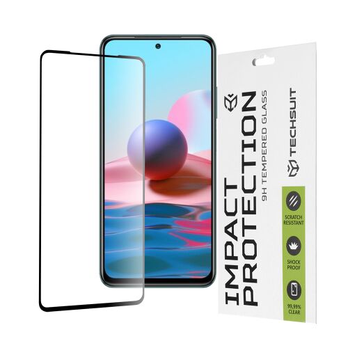 Techsuit 111D üveg Xiaomi Redmi Note 10 4G/Note 10S/Poco M5s – fekete 161787981 - Műszaki cikk és elektronika
