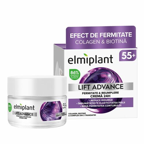 Nappali arckrém, Elmiplant, Lift Advance 55+, 50 ml 161790042 - Arc- és szemkörnyékápoló
