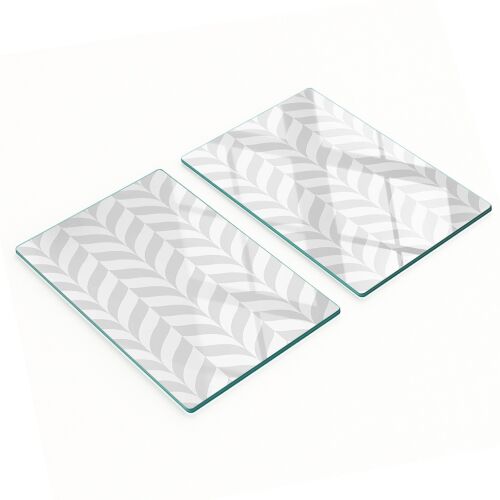 Két darabos üveg konyhai tábla geometrikus formákkal, 2x40x52 cm 162137276 - Konyha és étkezés