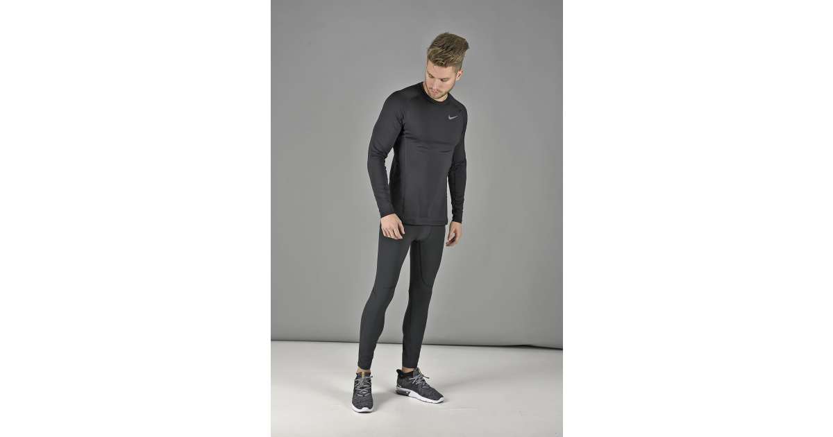 nike np top ls utility thrma m