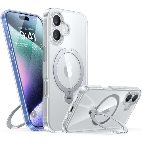 Torras – Ostand Spin MagSafe tok iPhone 16 Plushoz – átlátszó 161841415 