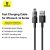 Baseus – Display 2 USB–Lightning adatkábel, gyorstöltés, 2,4 A, 1 m – fekete 161842280
