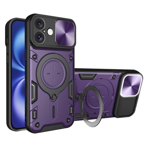 Techsuit CamGuard Pro tok iPhone 16-hoz – lila 162057068 - Műszaki cikk és elektronika