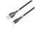 Forever Sleek USB–USB-C kábel 1,0 m 3A fekete 161907176