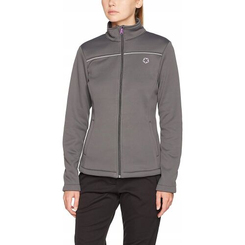 Gregster női szürke softshell dzseki, elölnézet - Női dzseki