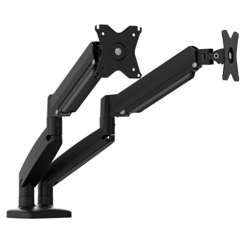 J5CREATE JTSA102 Ergonomikus dual asztali monitortartó 17-32" fekete 172741213 - Monitortartó kar és konzol