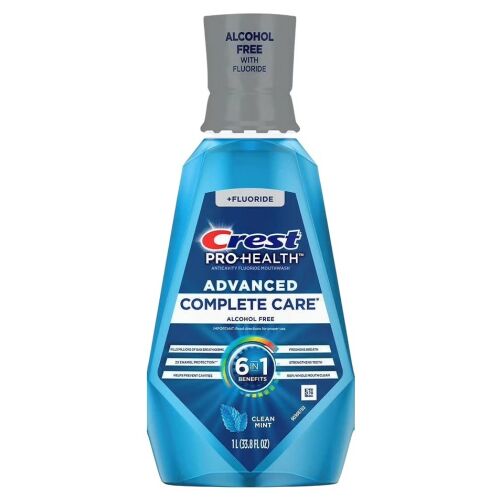 Gura Crest Pro-Health Advanced Complete Care szájvíz, alkoholmentes, mentás, 1000 ml 162081040 - Szájvíz