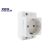 Moduláris aljzat 230V 16A schuko MSD XBS 9008 sínhez 162099442