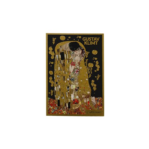 CARMANI Gustav Klimt 'A csók' képeslap, művészi üdvözlőlap - Meghívó és képeslap