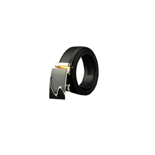 BTG-1202 Self Clasp Belt 100% Leather, Black 162237062 - Férfi kiegészítő