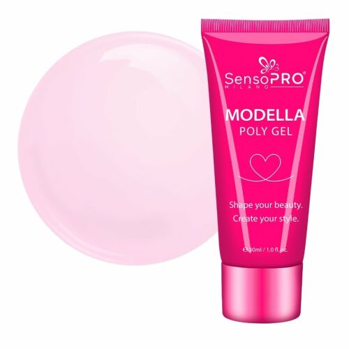 Polygel MODELLA SensoPRO Milano - Rózsaszín, 30ml