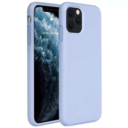 Wooze Liquid Silica Gel lila tok Samsung Galaxy A02s / M02s telefonhoz, védelem és stílus - Telefontok