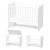 Lorelli Stars ringatható kiságy 60x120 - White 162288664