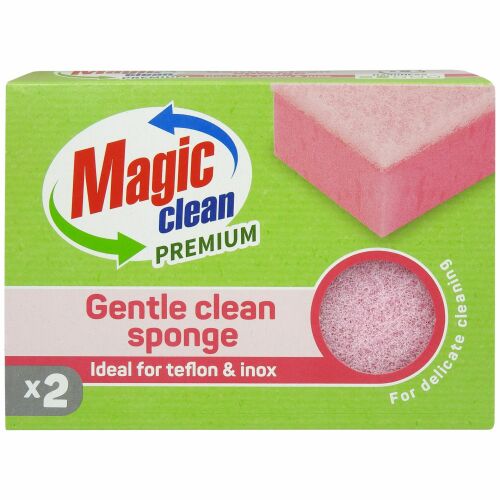 Magic Clean Teflon- és rozsdamentes acél szivacs 2 darab 162289384 - Mosogatószivacs