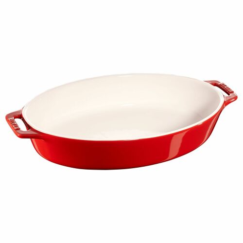 Ovális kerámia tál Staub - 2,3 l, Piros 171889954 - Sütőedény