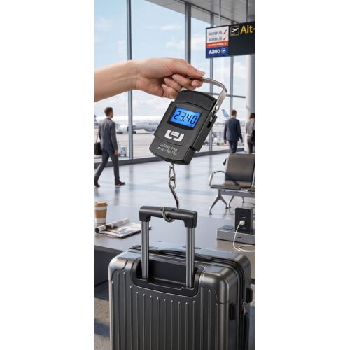 TravelGuard Profi Digitális Kézi Mérleg – 50kg méréshatár 162304402 - Poggyász mérleg
