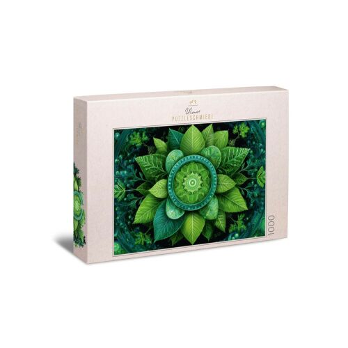 Ulmer 1000 darabos puzzle, Anima viridis design, zöld természet témájú puzzle - Játék