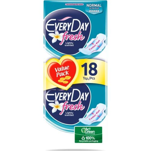 Női higiéniai betétek, Everyday, 18 db, Normál Ultra Plus 162329847 