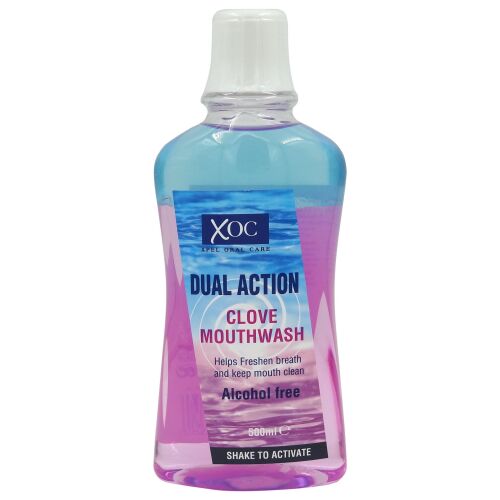 Szájvíz, Xoc, 500 ml Kétirányú hatású szegfűszeg 162330715 - Szájvíz