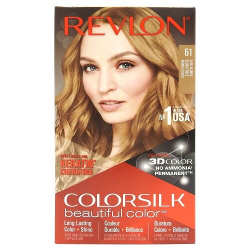 Hajfesték, Revlon Color Silk, 61 Sötét szőke 162331104 - Hajápolás