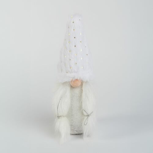 Skandináv tündér dísz, 22 cm, textil figura
