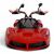 Elölnézet piros Lamborghini játékautó nyitható ajtókkal