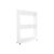 Mobile Kitchen Shelf on Wheels - White 79692571