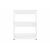 Mobile Kitchen Shelf on Wheels - White 79692571