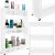 Mobile Kitchen Shelf on Wheels - White 79692571