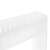 Close-up of Praktikus 3-Tier Rolling Kitchen Shelf - White