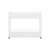 White 3-tier rolling shelf with wheels, perfect for kitchen or bathroom storage