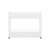 White 3-tier rolling shelf with wheels, perfect for kitchen or bathroom storage