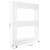 Dimensions of Praktikus 3-Tier Rolling Kitchen Shelf - White