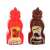 Plastic toy ketchup and chocolate sauce bottles for kids fast food playset