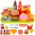 Gyorséttermi játékkészlet: Complete toy fast food set with all items