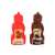 Gyorséttermi játékkészlet: Toy ketchup and chocolate sauce bottles