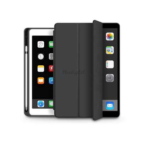 Tech-Protect Smart Case for Apple iPad Air 4 (2020) and iPad Air 5 (2022) with on/off function and Apple Pencil holder - black