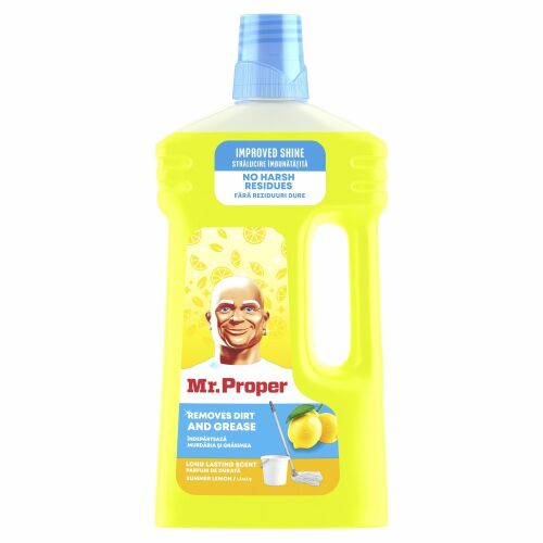 Mr. Proper Lemon padlótisztító, 1 literes flakon a ragyogóan tiszta padlókért - Padlótisztító szer