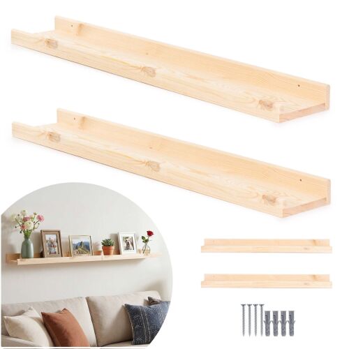 Springos fali polc 80 x 15 cm 2 db 162407381 - Fali polc