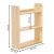 Springos 3 szintes könyvespolc 74 x 60 x 20 cm 30 kg teherbírás 162407716