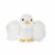 Histoire d'Ours csibe plüssjáték, fehér, 15 cm