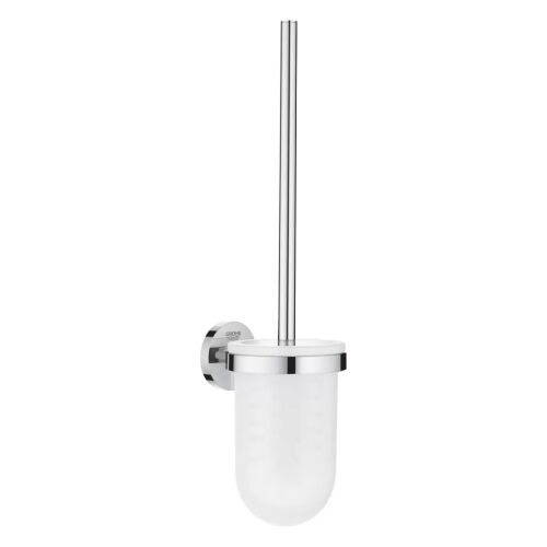 Grohe Start falra szerelhető WC kefe garnitúra üveg tartállyal - WC kefe és tartó