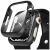 Apple Watch 7/Series 8 (45 mm) Protective Case with Built-in Tempered Glass - DEFENSE 360 - Black (ECO Packaging) 44612488