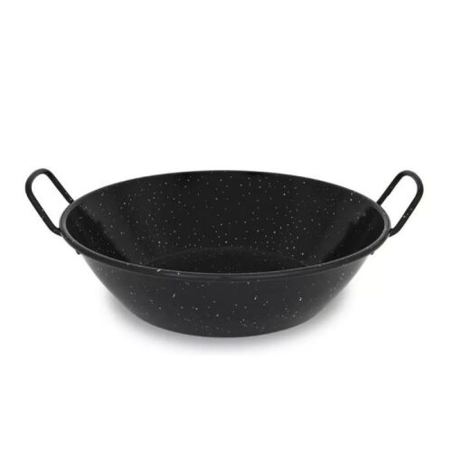 Zománcozott mély paella serpenyő 55 cm