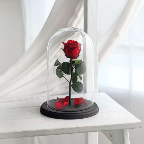 Rose of Love – LED-es örök rózsa – dekor lámpa díszdobozban (BBV)